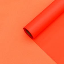 Flower film, matte, neon orange 0.58 x 10 m