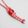 Cable toy "Knot with a ball", up to 80 g, mix of flowers