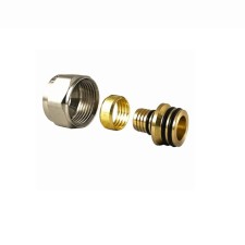 Евроконус STI, для м/п трубы, d=16 мм x 3/4", латунь