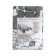 Texrepublic blanket, size 180x200 cm, gray color