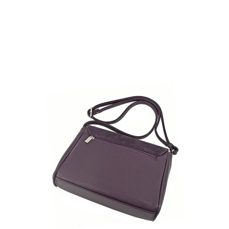 B2759 Bag Messenger, valve department, purple color 21x26x7cm-1