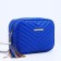 Bag Cross-Bodi with a zipper, blue color