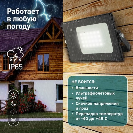 Feetor LED street era LPR-041-1-65K-030 30W, 6500K 2100LM, IP65, with a motion sensor-4