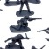Game set with cards "Defense Line", 30 soldiers and 1 tank