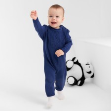 Combine Children's Knitted Minaku, height 56-62, blue color