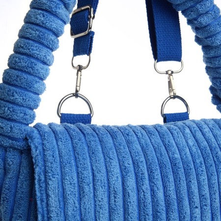Youth bag on magnet, blue color-4