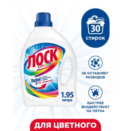 Gel for washing gloss Color, 1.95 liters