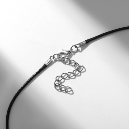 A pendant on the yin-yang lace amulet, colored on a black lace, 40 cm-2