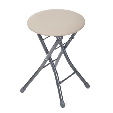 Folding stool on 4 supports TBSK2/1, ivory