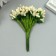 Flowers for decorating "inflorescence" Cream 1 bouquet = 12 colors 8.5 cm