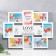 Multipher "Love" collage in 8 photos 10x15 cm, white