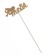 Topper "I love you" Golden glitter 15x7.3 cm