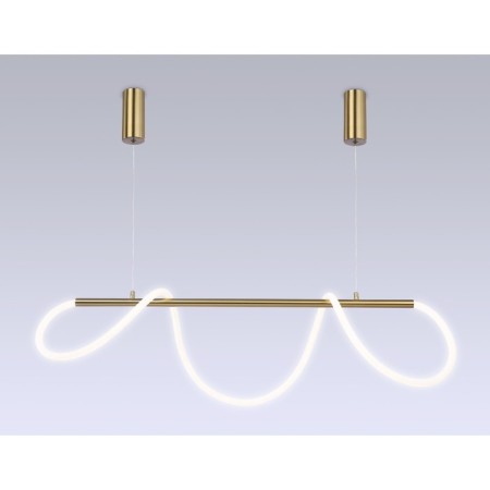 LED LED suspension with the remote control Ambrella Light, Line, FL10535, LED, 53 W, 3975LUM, 3000-6400K, Brass color-3