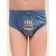 Panties for boys, height 140 cm, jeans, blue, 3 pcs