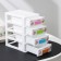 Mini-cavity for little things, 4 sections, 13 × 9 × 15 cm, color mix