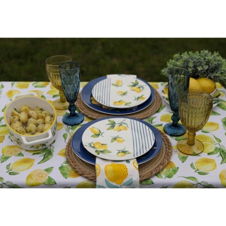 Form for baking of heat -resistant ceramics oval shade "lemon", 27.5 × 15 cm, white color-7