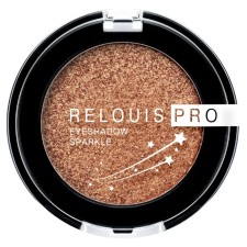 Feature shadows Relouis Pro Eyeshadow Sparkle, tone 04 Goddess/gold, 2.9 g