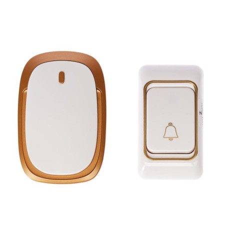 Luazon LZDV-33 call, wireless, 3XAA (not included), LR23A, white and golden-2