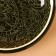 Plate plate of Rishtan ceramics "Patterns", green, flat, 15 cm