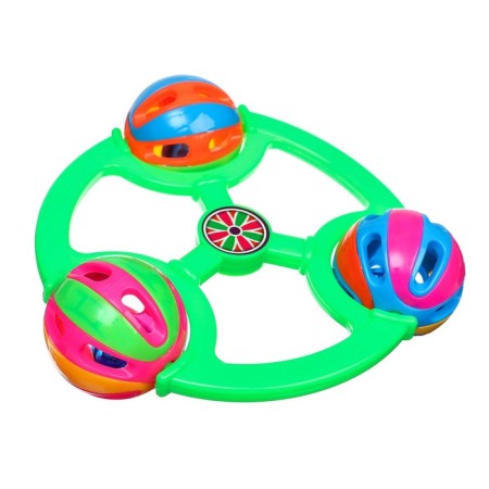 Rattle "Bright balls", color mix, crush me-9