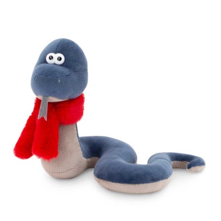 New Year! Soft toy "Snake Arkashka", 15 cm, blue color-3