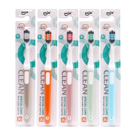 Toothbrush with dense bristles, medium rigidity-1