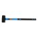A sledgehammer forged tundra, elongated Fiberglass three -component handle, 4 kg