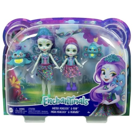 Game set "Enchantimals. Patter Peacock with Sister and Pets "-3