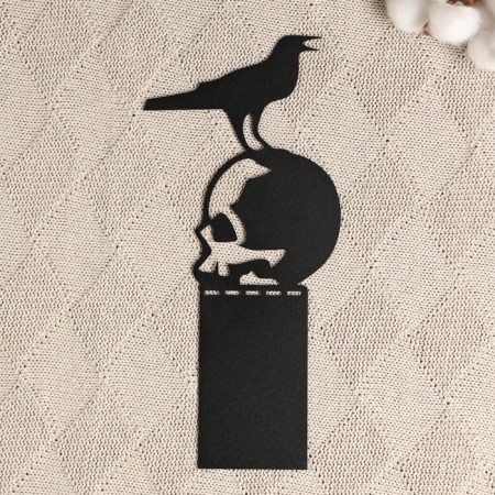 Holder-stand for the books "Raven on the Skull", black, 1pc-4