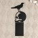 Holder-stand for the books "Raven on the Skull", black, 1pc