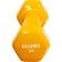 Rubberized dumbbell bradex SF 0533, yellow, 1 kg