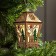 Christmas tree toy "Lantern with a deer", from batteries, a glow of warm white