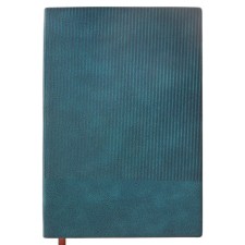 Delivery of a low -up a5, 80 sheets, a line, a cover of leathery lights, blue
