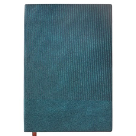 Delivery of a low -up a5, 80 sheets, a line, a cover of leathery lights, blue