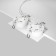 Building lamp Technical DL086-02-GX53-SQ-W, 2x15W, 22x11x4.5 cm, GX53, white color