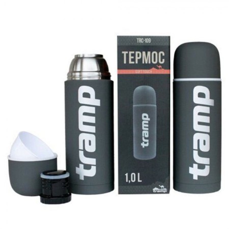Thermos TRAMP TRC-109, Soft Touch 1.0 l., Gray-4