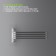 Towel holder, 4 knitting needles, Velcro