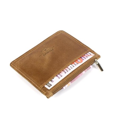 Cartholder on the button, brown color-2