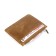 Cartholder on the button, brown color