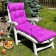 Willy pillow, size 42x148 cm, purple color