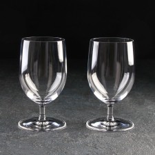 Set of glass glasses Nude 