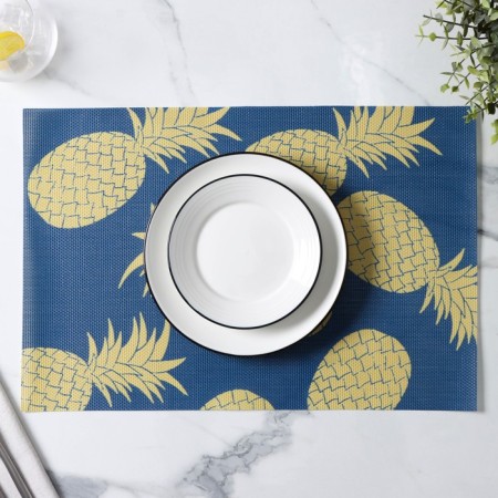 Set of serving napkins on the table Memory, 2 pcs, 45 × 30 cm, blue color-2