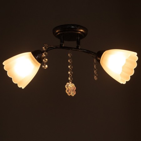 Adele chandelier 2x40W E27 Black 48x46x17 cm-2