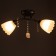 Adele chandelier 2x40W E27 Black 48x46x17 cm