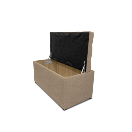 Puff with a lid and weighting, 800 × 400 × 420 mm, Solta Rogozhka, Beige Color-3