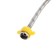 Flexible eyeliner for water zein, 1/2 ", nut-gayka, 40 cm, with a key for installation