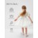 Dress Children's Minaku: Partydress, white color, height 110 cm