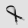 Handle for a bag, with carbines, 60 × 2 cm, black color