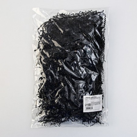 Filler for balls and gifts, packaging, “black”, 15 x 26 cm