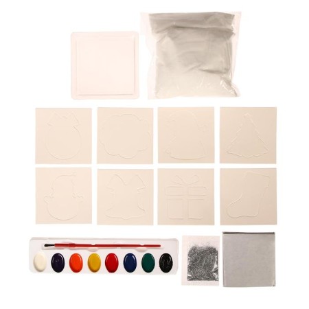 Set for creativity "New Year's magnets from gypsum"-1